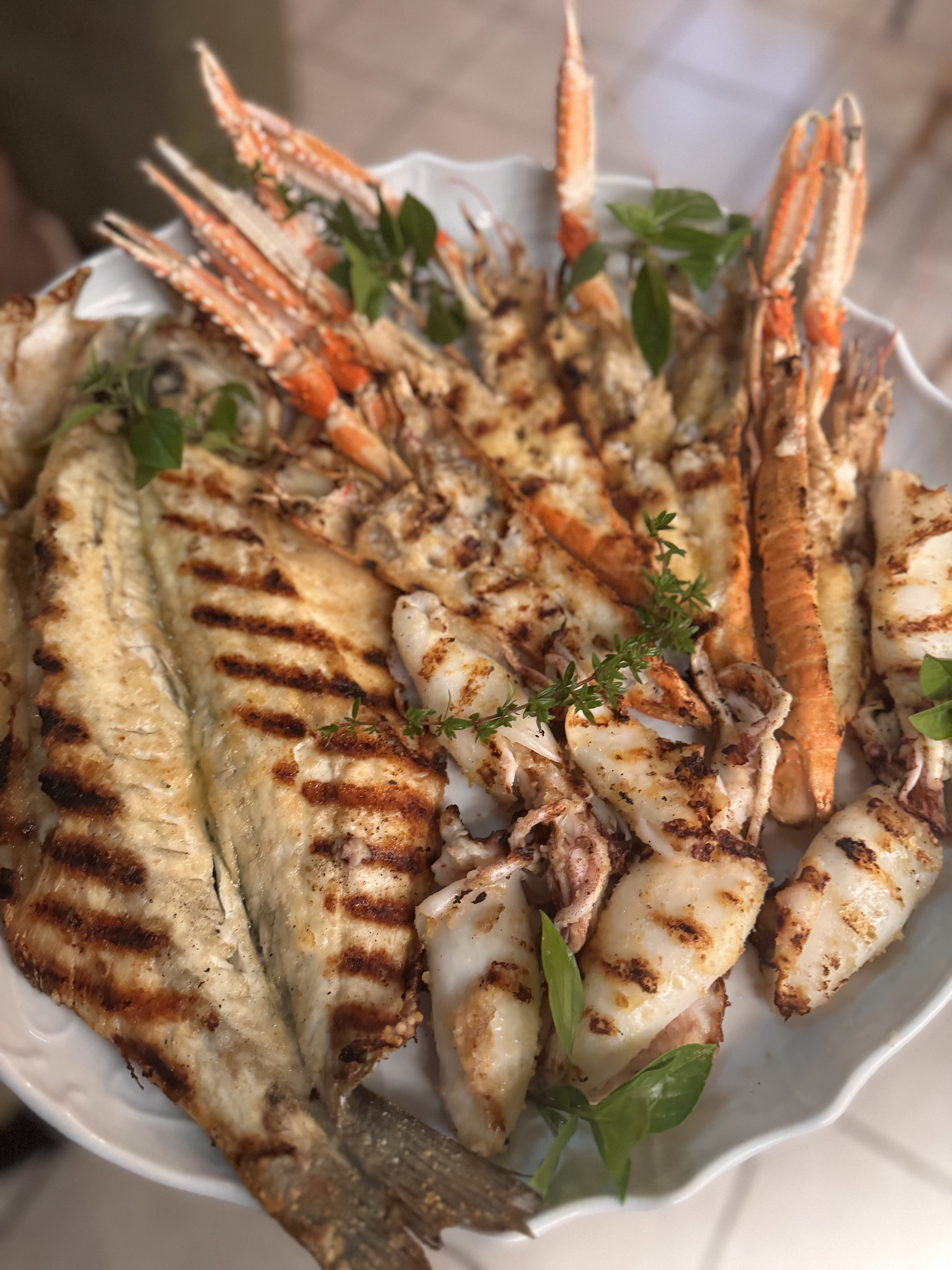 Grigliata mista di pesce e crostacei del Seaside
